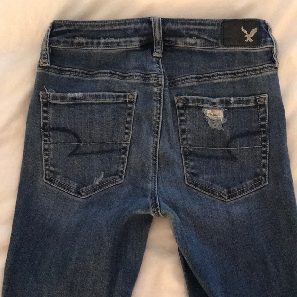 High Rise Skinny Distressed Jegging - Picture 4 of 7